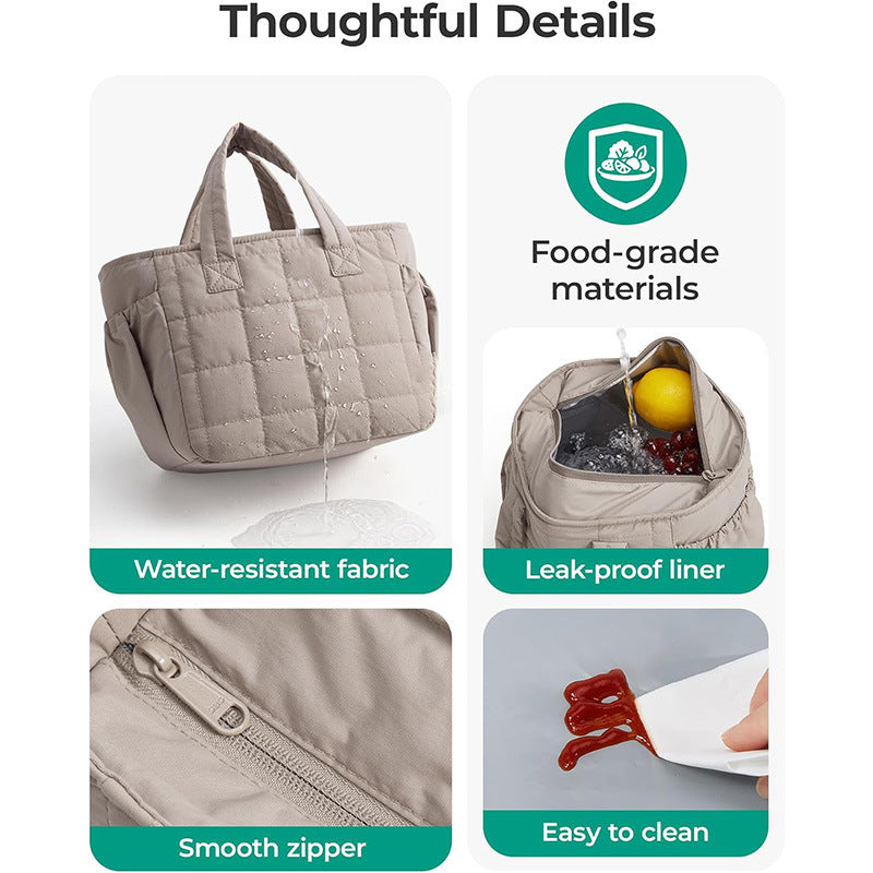 Insulated Picnic Cooler Tote Bowlift