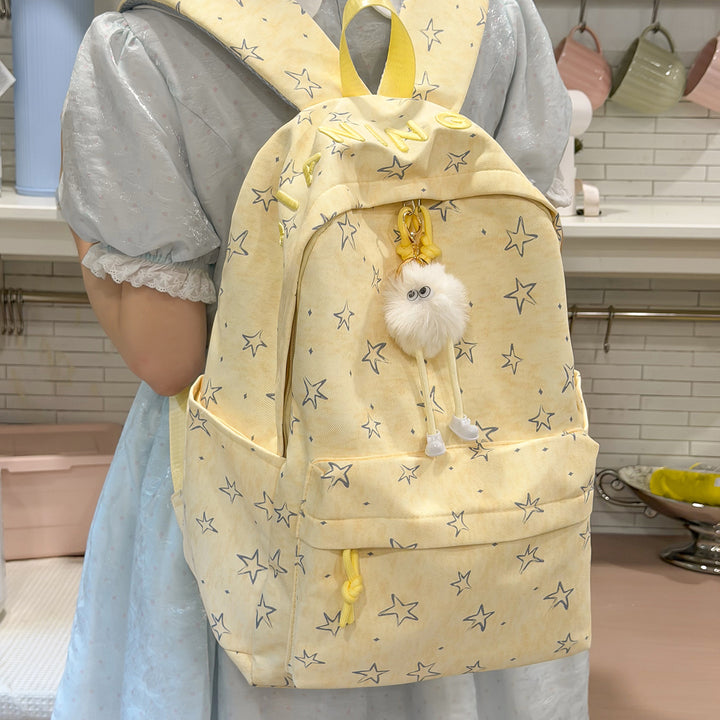 Women’s Stylish Star-Printed Backpack Bowlift