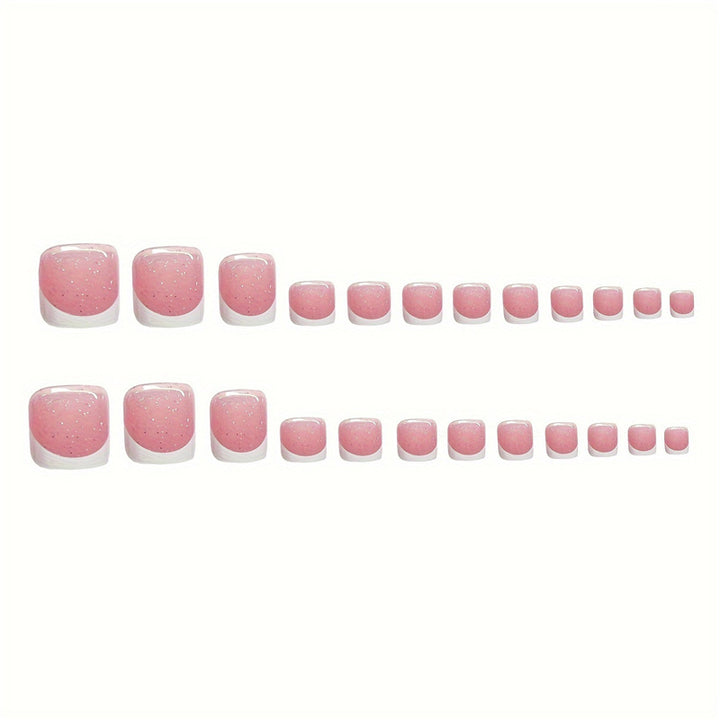 Elegant Press-On Nail Art Set Bowlift