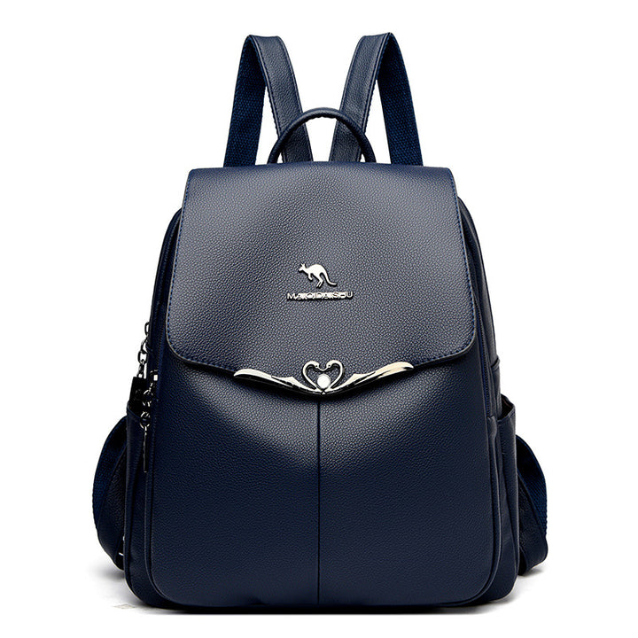 Stylish Heart Accented Backpack