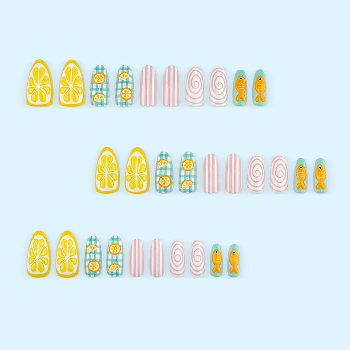 Fruit-designed artificial nails Bowlift