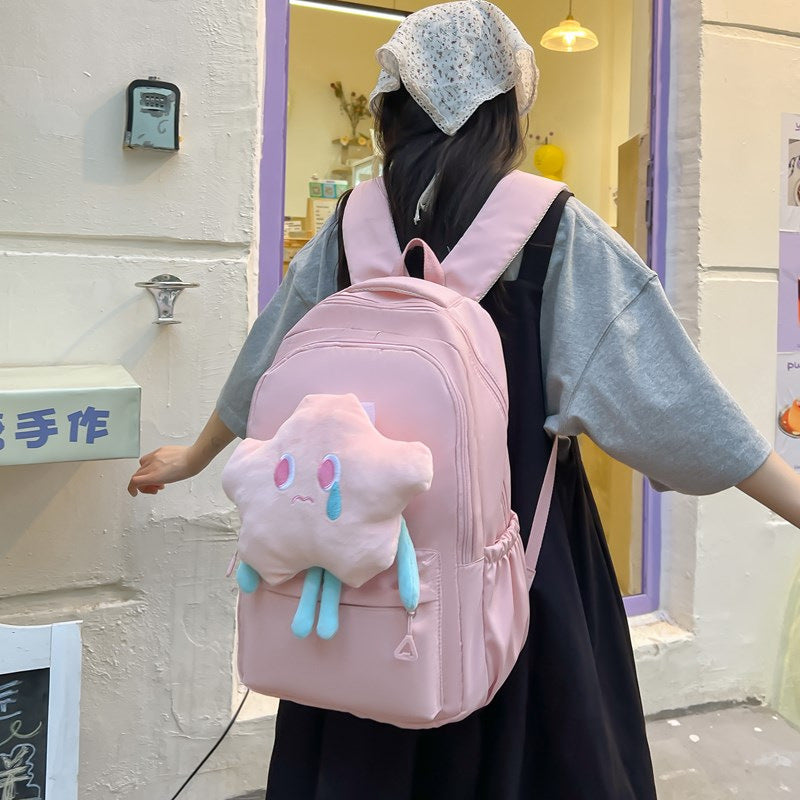 Plush backpack with unique design Bowlift