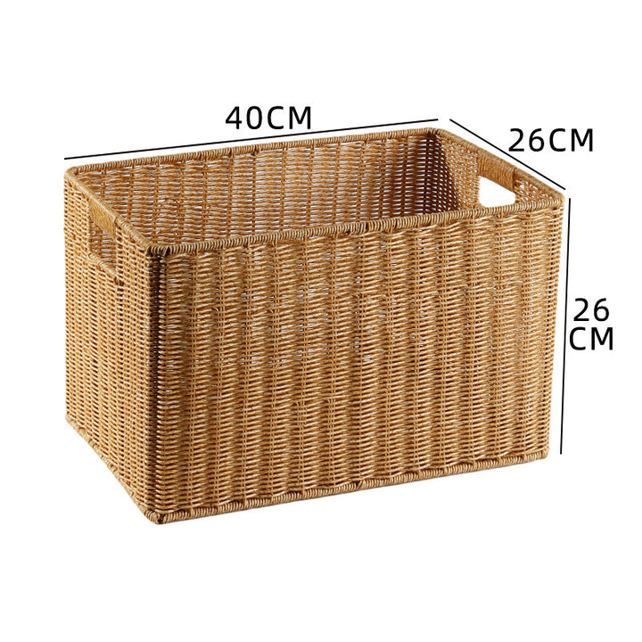 Rectangular Woven Storage Bin Bowlift