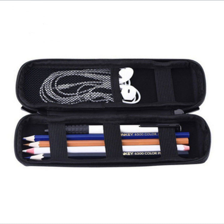 Compact Semi-Rigid Travel Electronics Organizer Case with Mesh Pocket and Elastic Straps Bowlift