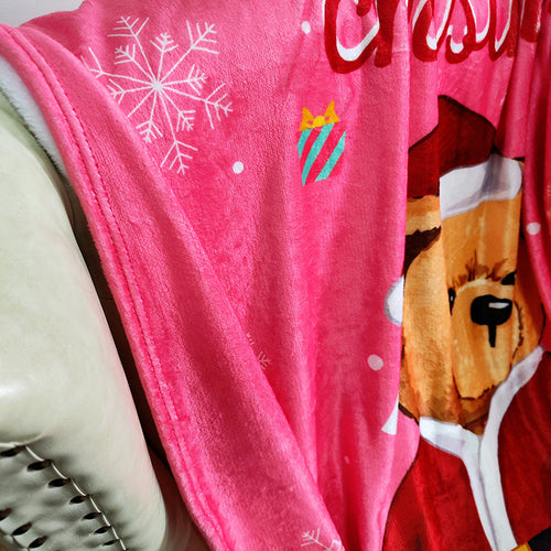 Women's Christmas blanket with festive design Bowlift