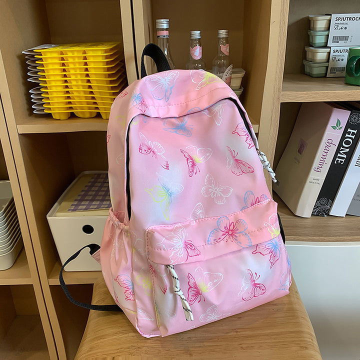 Whimsical Butterfly Pattern Backpack