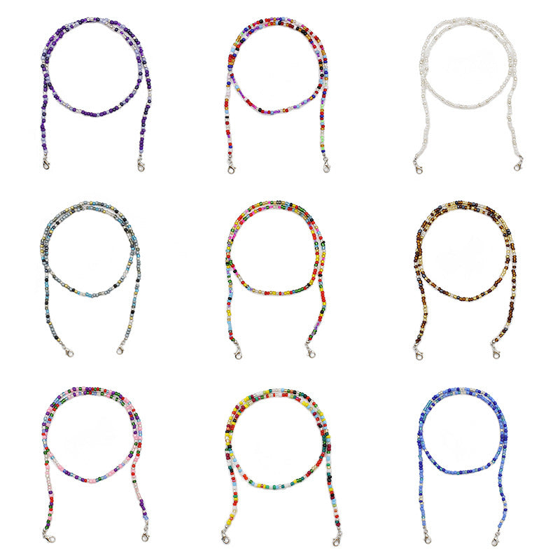 Artistic Beaded Eyewear Chain Bowlift
