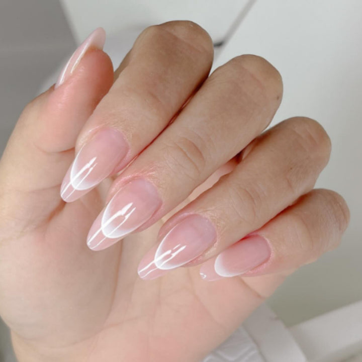 Artistic Glossy Press-On Nail Set Bowlift