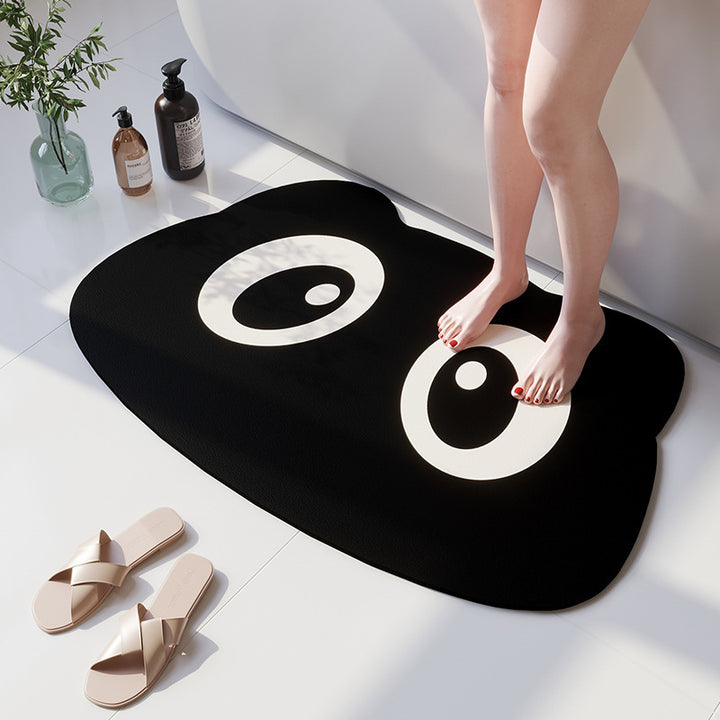 Cartoon Beer-Theme Soft Bath Mat