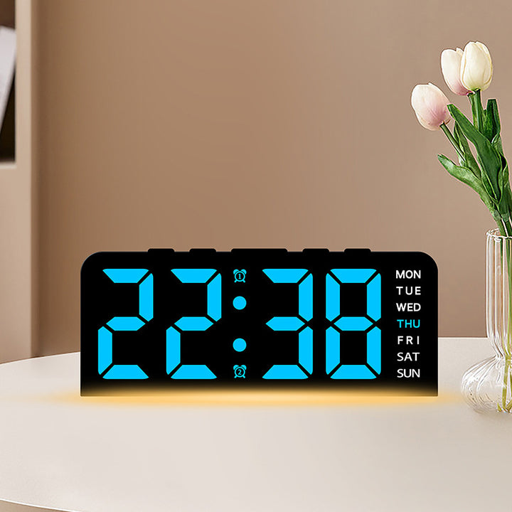 Digital LED alarm clock with color change Bowlift