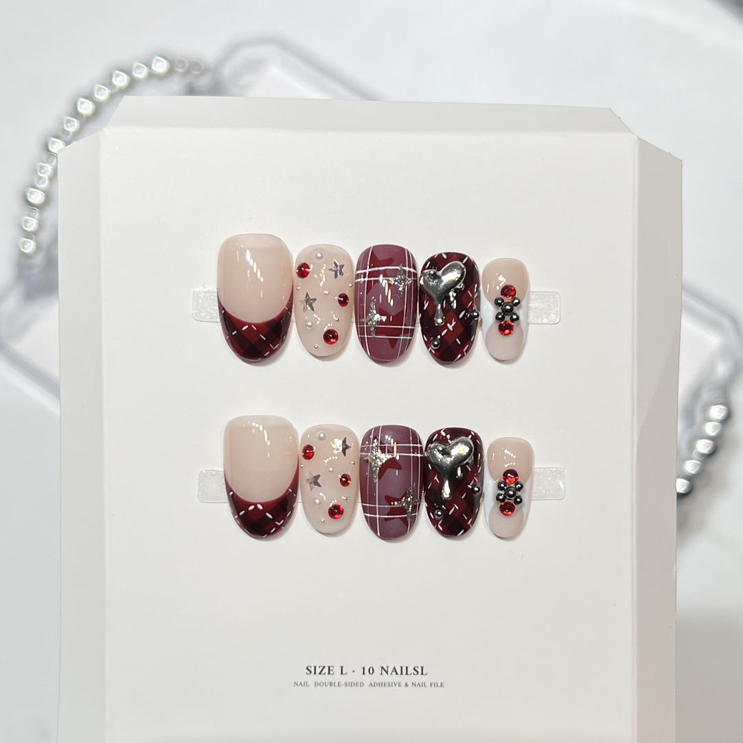 Themed Press-On Nail Art Set with Hello Kitty Designs Bowlift