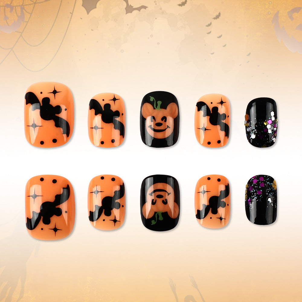 Halloween-Themed Decorative Nail Art Bowlift