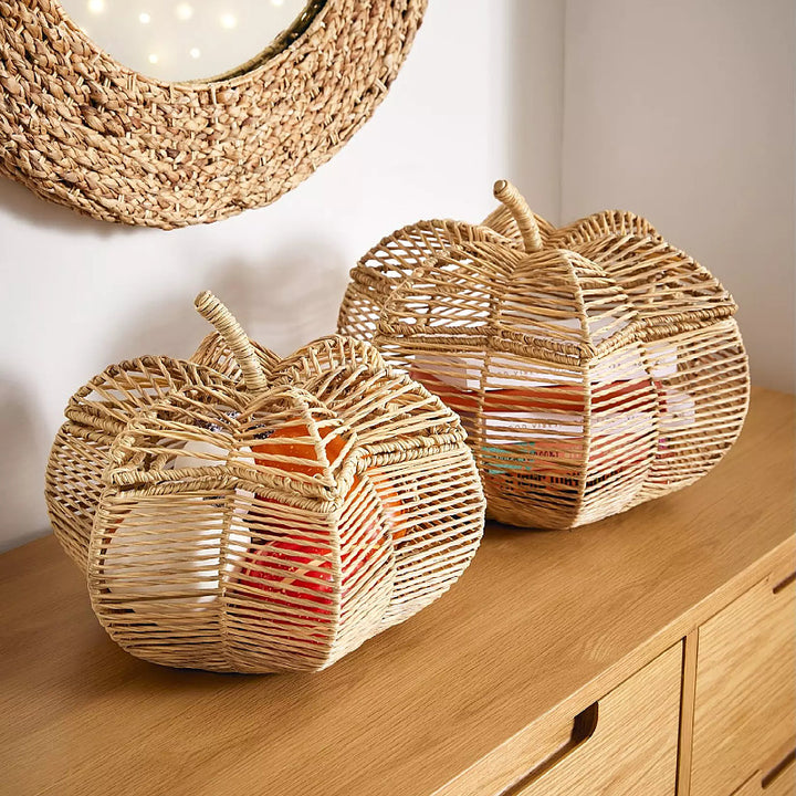 Decorative Woven Fruit Basket Bowlift