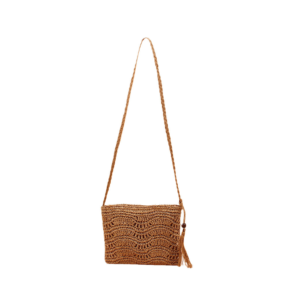 Handcrafted Crossbody Bag Made of Natural Material Bowlift
