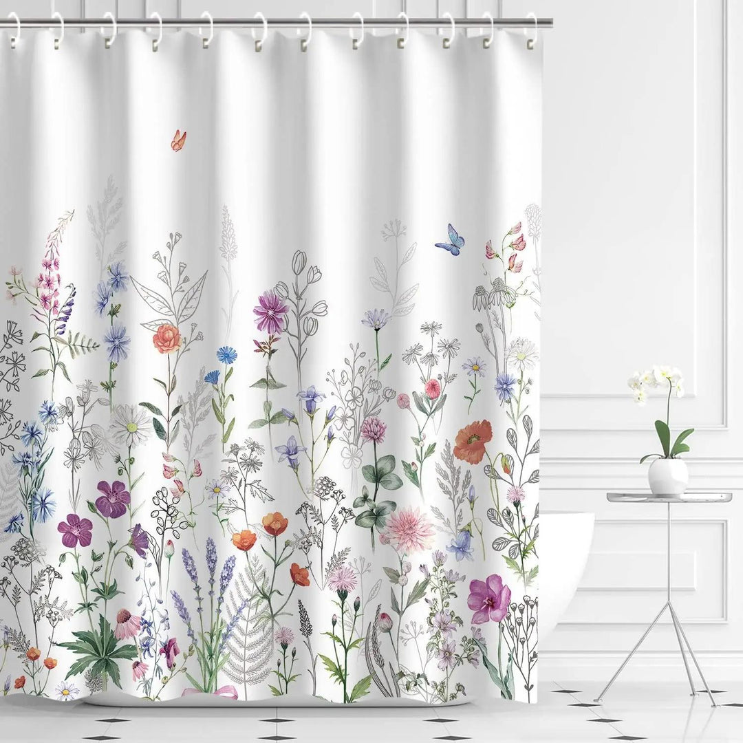 Botanical Garden Shower Curtain Bowlift