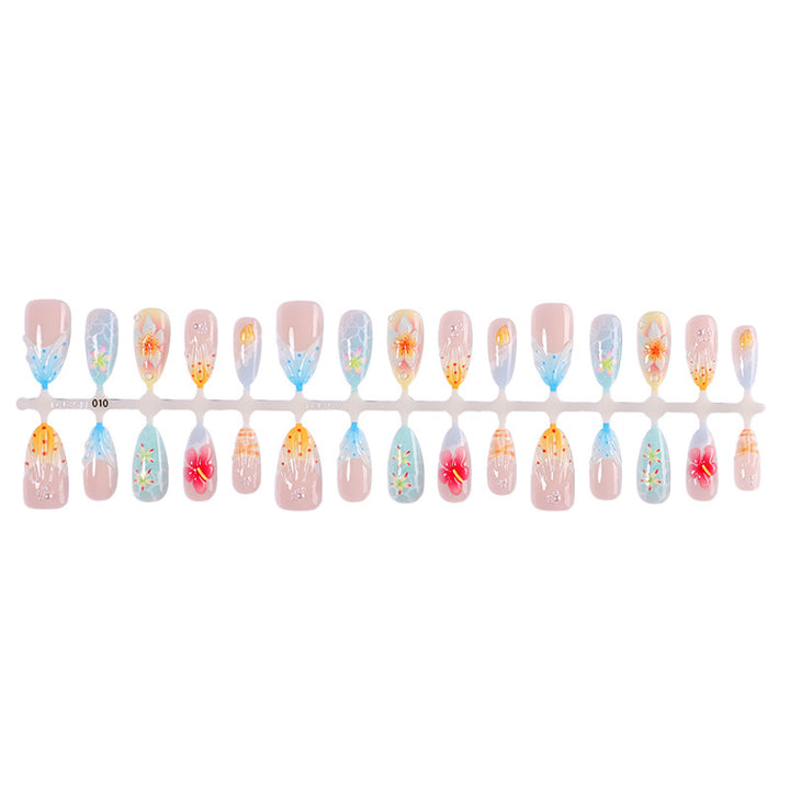 Artistic Floral Nail Art Set Bowlift