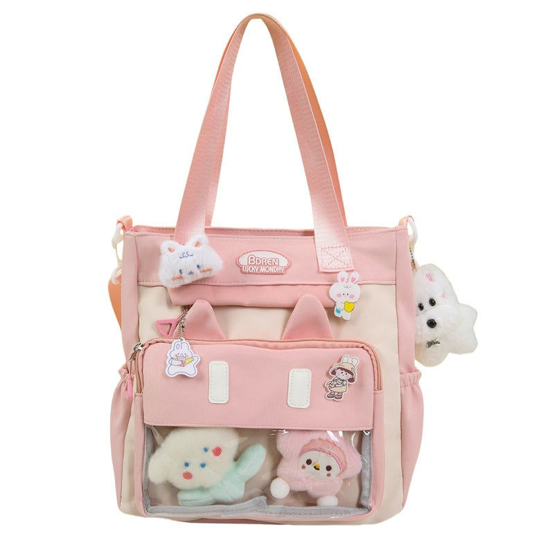 Cute Character Design Tote Bag Bowlift