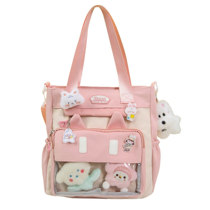 Cute Character Design Tote Bag Bowlift