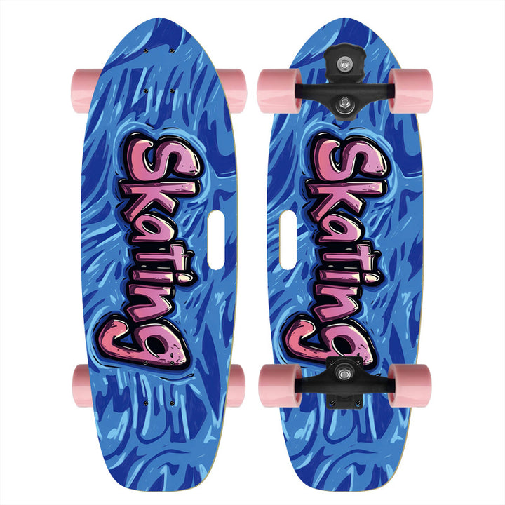 Mini Skateboard Deck with Textured Grip Bowlift