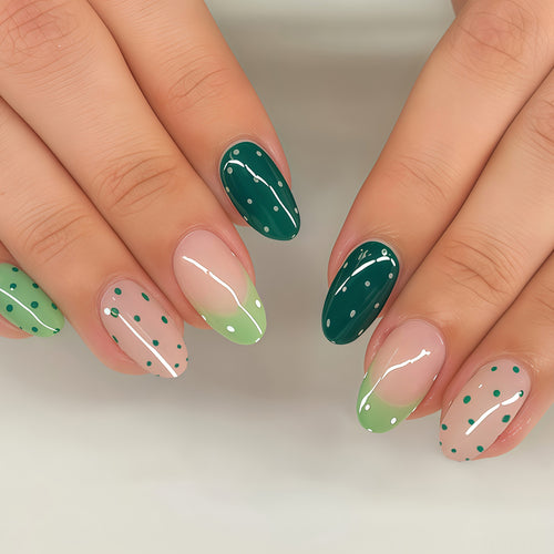 Playful Polka Dot Nail Wraps Bowlift
