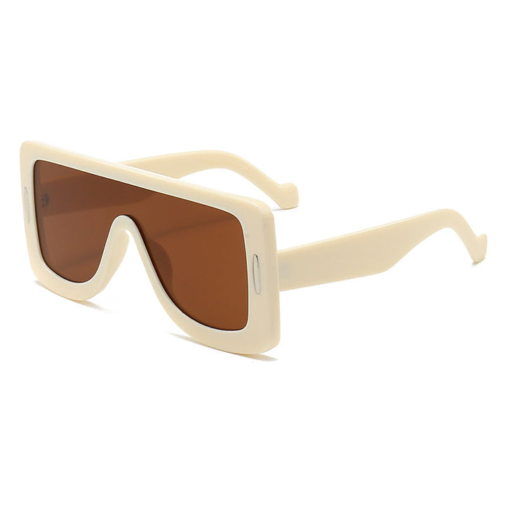 Women's Oversized Sunglasses in Modern Bauhaus Style Bowlift