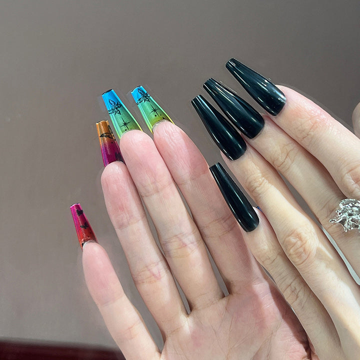 Creative art nails in unique design Bowlift