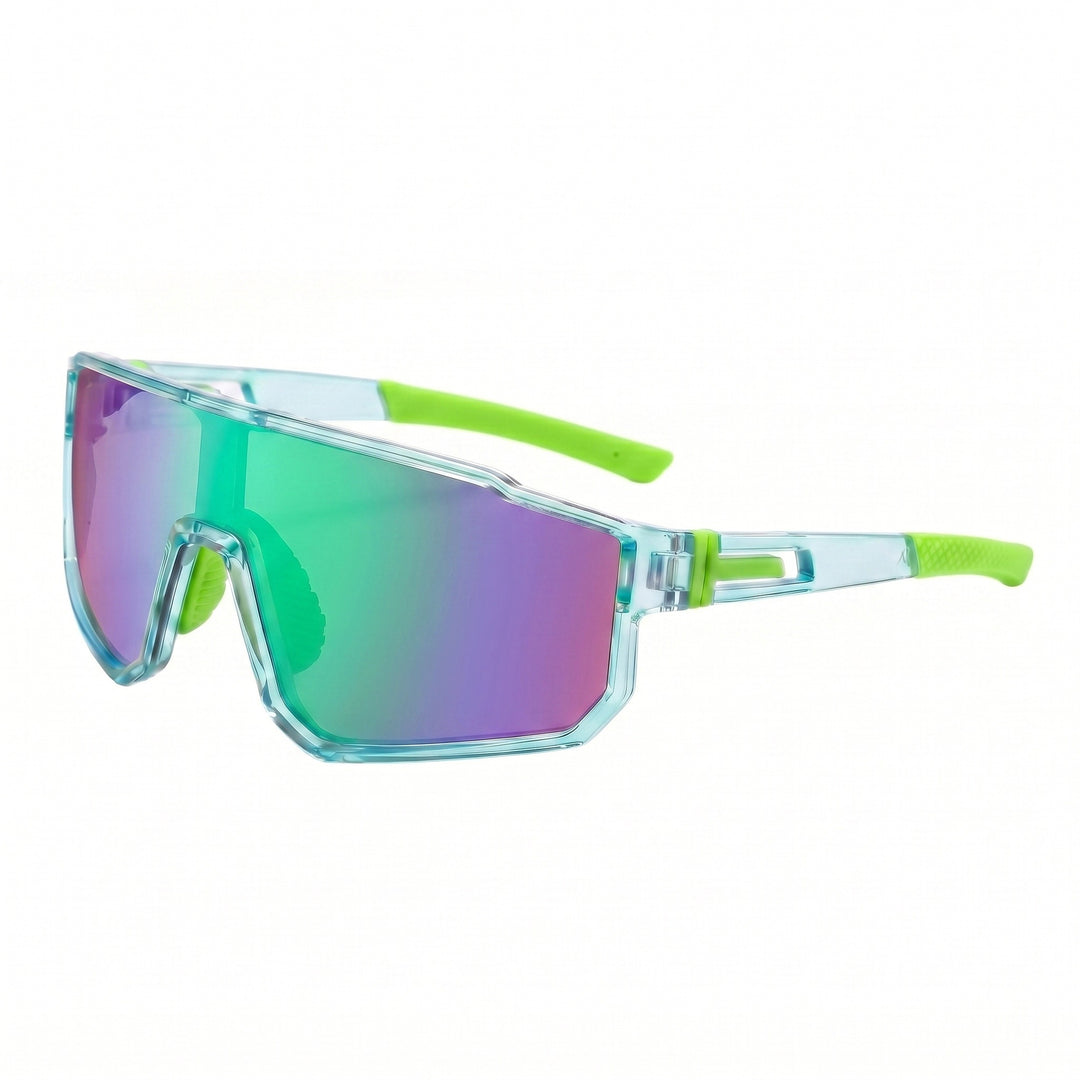 Women's sporty oversized shield sunglasses with UV400 protection, shatterproof polycarbonate lenses and non-slip temples Bowlift