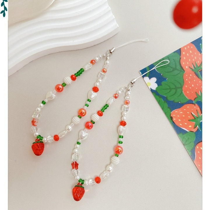 Beaded Fruit Charm Eyewear Chain Bowlift