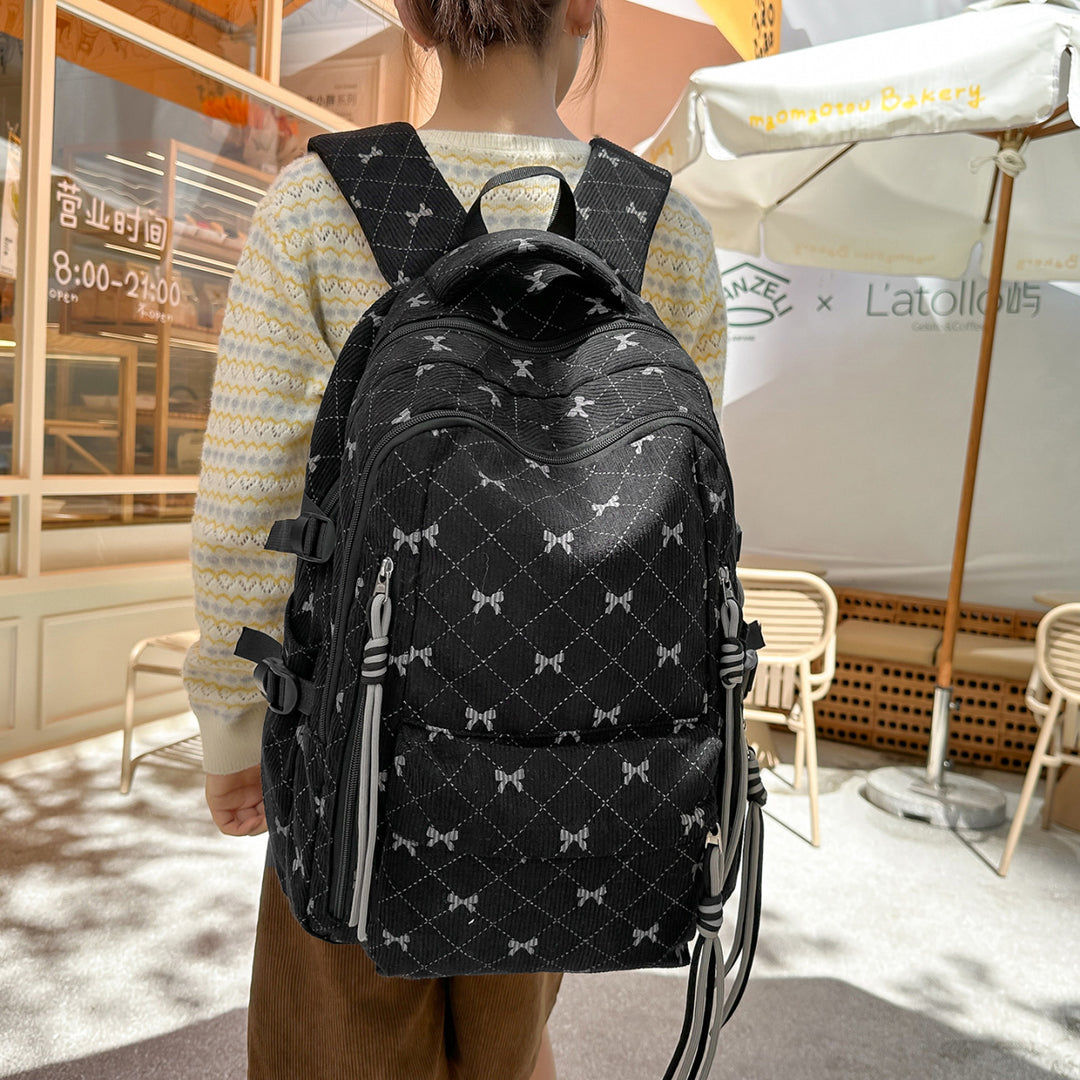 Stylish Quilted Backpack Bowlift
