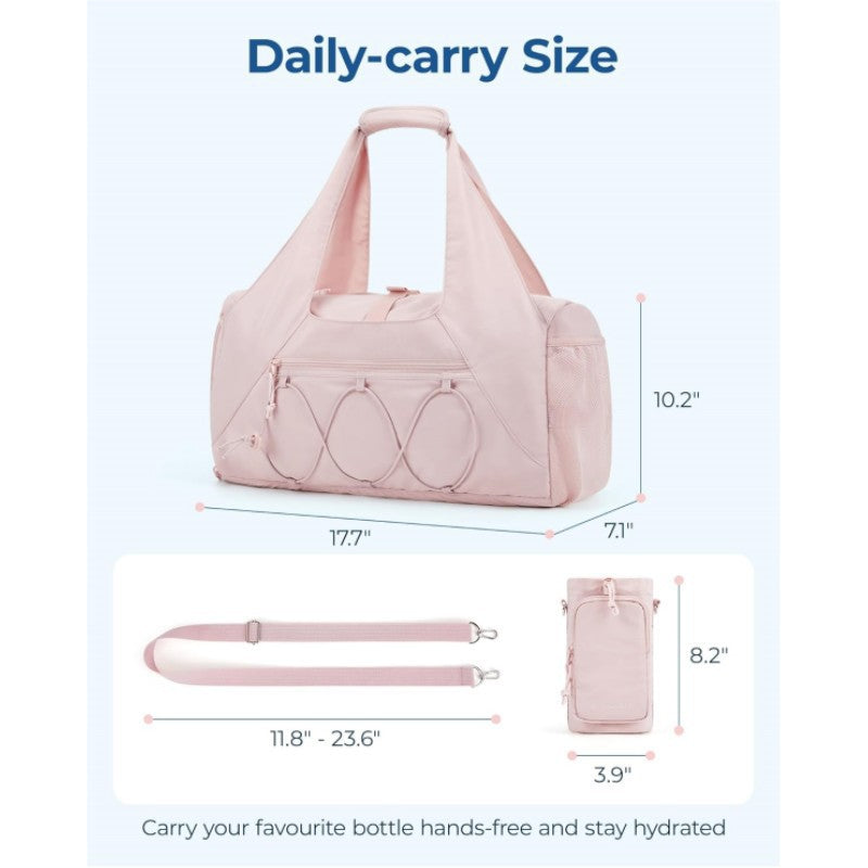 Women's Multifunctional Sports Bag with Removable Bottle Bowlift