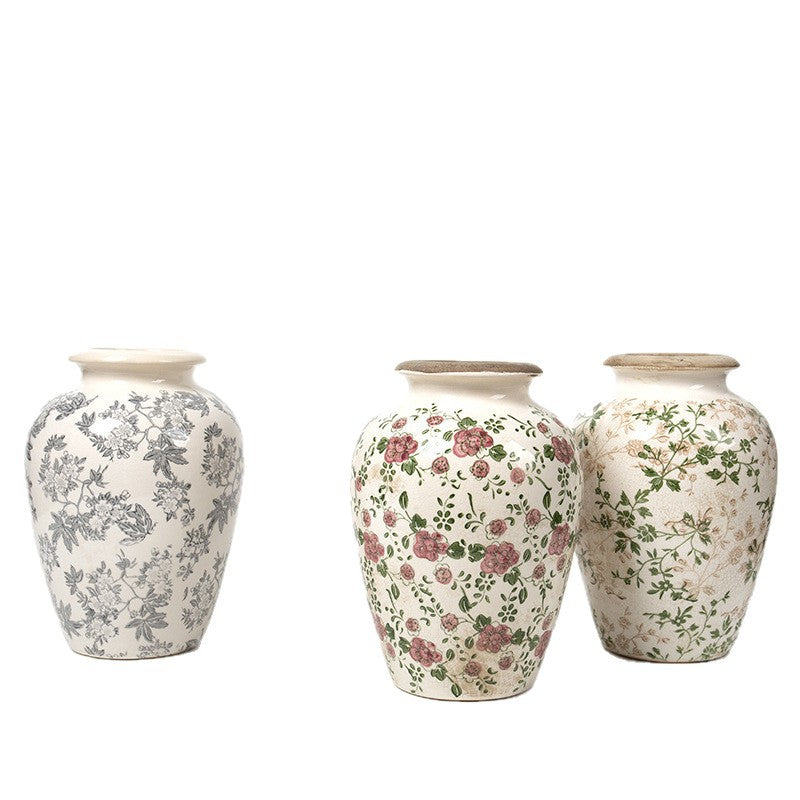 Elegant floral ceramic carafe Bowlift