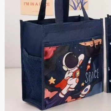 Space-Themed Insulated Lunch Carrier Bowlift