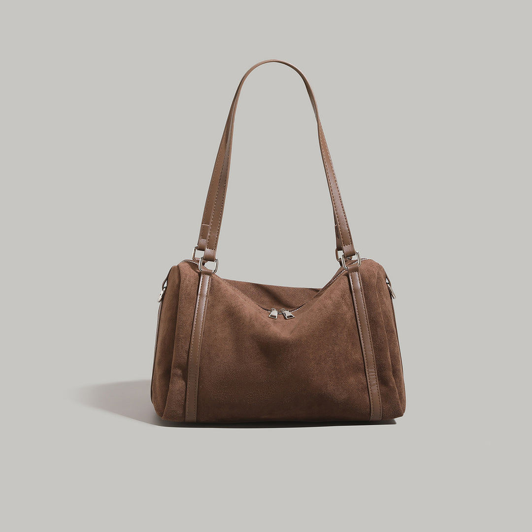Soft Suede Shoulder Bag Bowlift