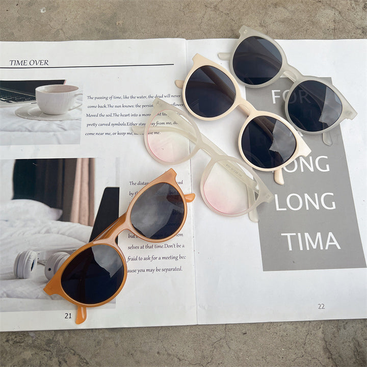 Chic Retro Round Frame Sunglasses Bowlift