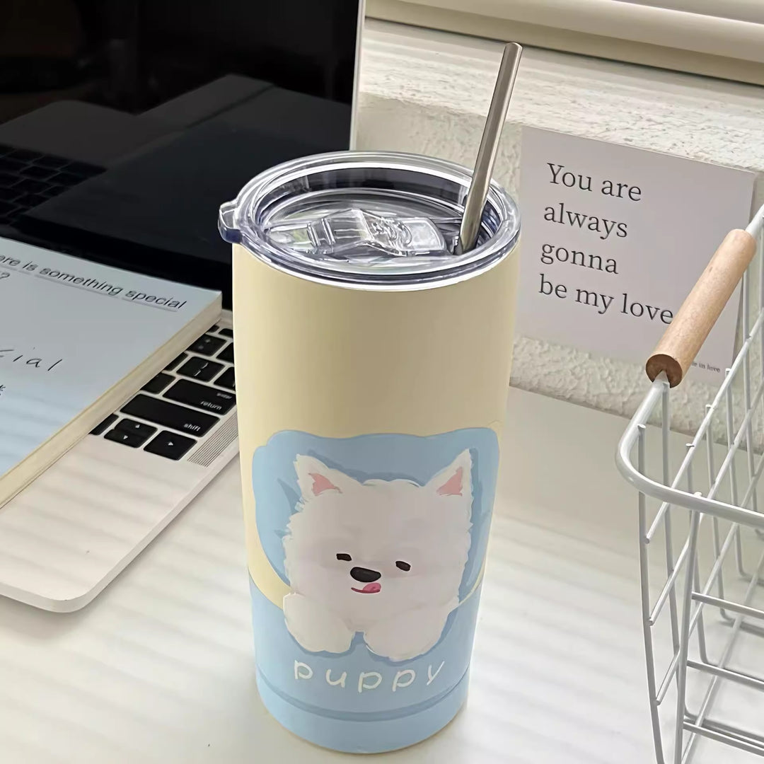 Ladies Insulated Mug with Funny Animal Design Bowlift
