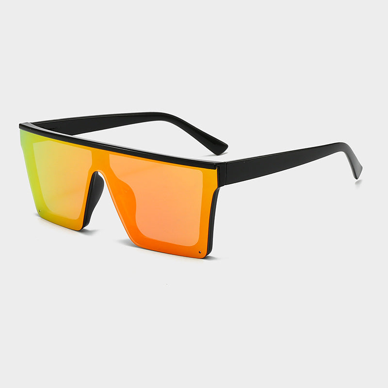 Women oversized sunglasses in futuristic design Bowlift