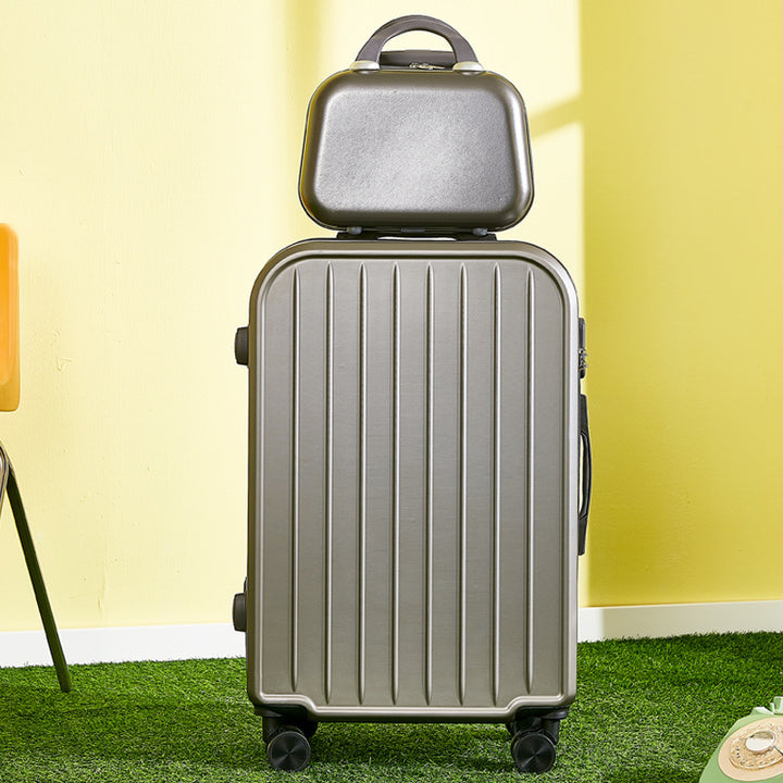 Unisex Durable Expandable Hard-Shell Suitcase Bowlift