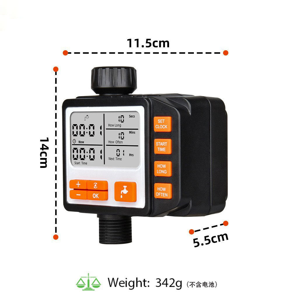 Digital Programmable Garden Hose Water Timer with Large LCD Backlit Display Bowlift