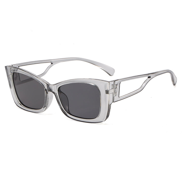 Ladies trendy geometric sunglasses with square frame Bowlift
