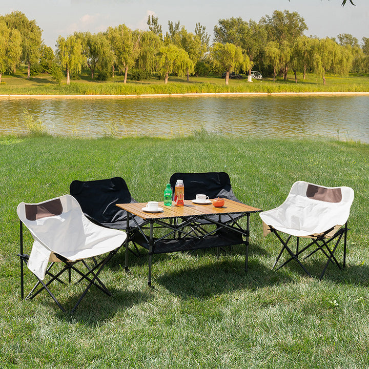 Folding Picnic Table With Adjustable Height Bowlift