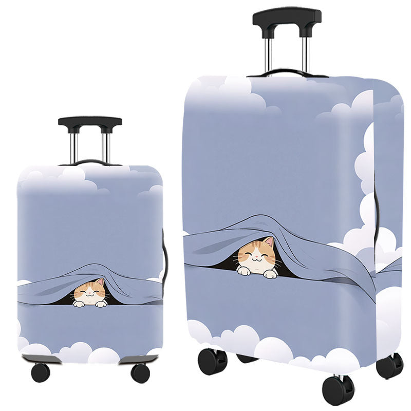 Whimsical Hedgehog Design Hard Shell Luggage Bowlift
