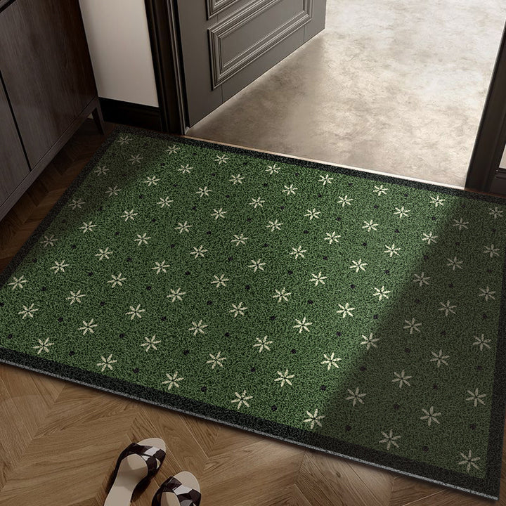 Floral Patterned Entryway Mat