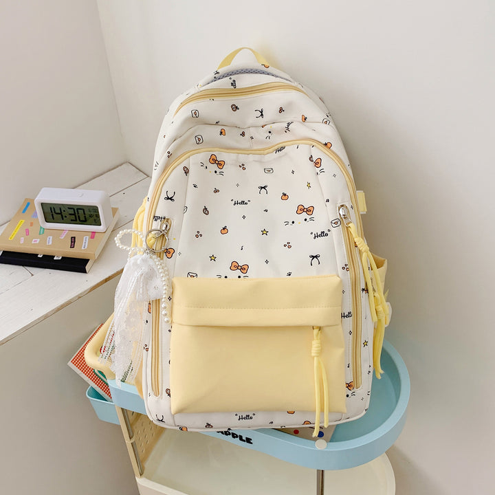 Leisure backpack with charming design and practical compartments Bowlift