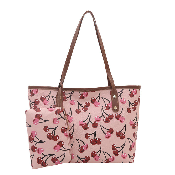 WoWhimsical Cherry Print Tote Bag Bowlift