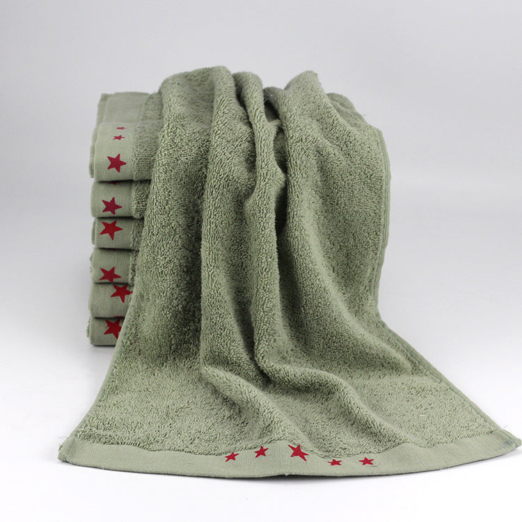 Care Towel With Soft Surface And Decorative Star Border Bowlift
