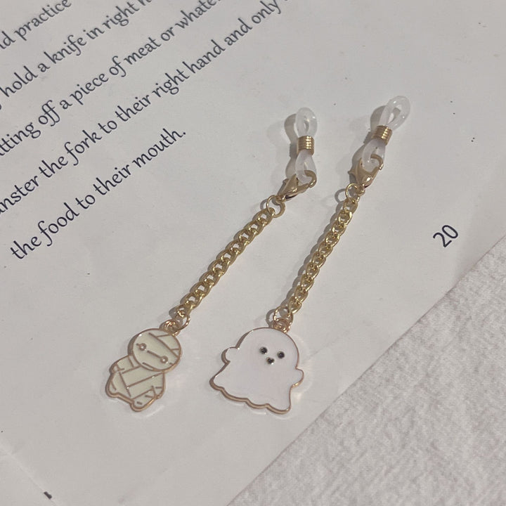 Decorative Eyewear Chain with Halloween Charms Bowlift