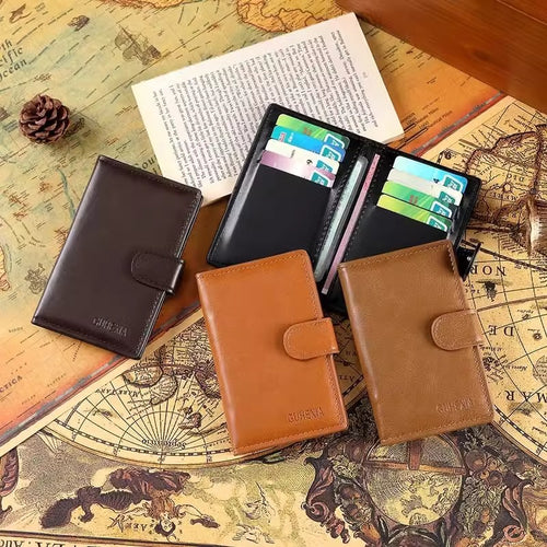 RFID-Blocking Leather Card Holder Bowlift