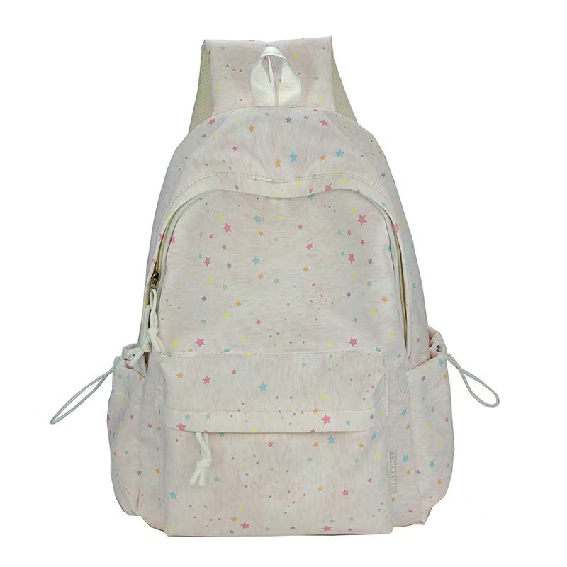 Stylish Star-Patterned Backpack Bowlift
