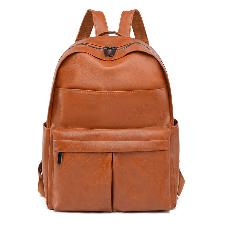 Premium Leather Laptop Backpack Bowlift