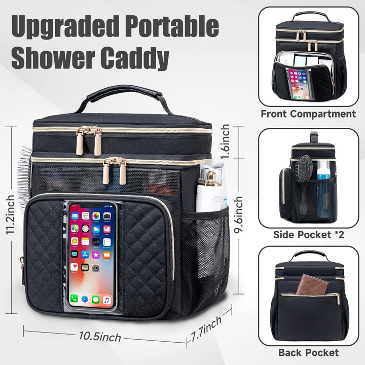 Cosmetic organizer bag with practical compartments Bowlift
